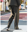 『イージーケア』LIFE STYLE TAILOR　ウールライクツイルコンフォータブルパンツ