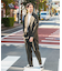 『イージーケア』LIFE STYLE TAILOR　ウールライクツイルコンフォータブルパンツ