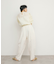 シャーリングスリーブブラウス