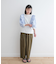 『WEB／一部店舗限定』布帛ドッキングフリルカットソー(KIDS)