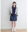 『WEB／一部店舗限定』布帛ドッキングフリルカットソー(KIDS)