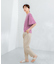 illi　ワンタックスリムテーパードパンツ