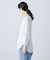 シフォン天竺7分袖カットソー