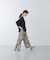 シフォン天竺7分袖カットソー