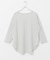 シフォン天竺7分袖カットソー