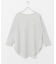 シフォン天竺7分袖カットソー