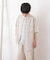 『WEB／一部店舗限定』『親子リンク』シルケットリネンバンドカラーシャツ(KIDS)