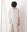 『WEB／一部店舗限定』『親子リンク』シルケットリネンバンドカラーシャツ(KIDS)