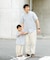 『親子リンク』シルケットリネンバンドカラーシャツ(KIDS)