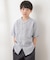『親子リンク』シルケットリネンバンドカラーシャツ(KIDS)