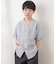 『親子リンク』シルケットリネンバンドカラーシャツ(KIDS)