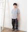 『親子リンク』シルケットリネンバンドカラーシャツ(KIDS)