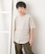 『親子リンク』シルケットリネンバンドカラーシャツ(KIDS)