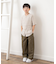 『親子リンク』シルケットリネンバンドカラーシャツ(KIDS)