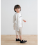 『親子リンク』シルケットリネンバンドカラーシャツ(KIDS)