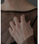 SMELLY so’　double circle ring