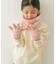マシュマロボーダー手袋(KIDS)