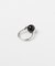 SMELLY so’　onyx sphere ring