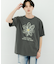 フラワーアートグラフィックショートスリーブTシャツ