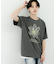フラワーアートグラフィックショートスリーブTシャツ