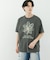 フラワーアートグラフィックショートスリーブTシャツ