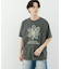 フラワーアートグラフィックショートスリーブTシャツ