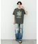 フラワーアートグラフィックショートスリーブTシャツ