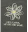 フラワーアートグラフィックショートスリーブTシャツ