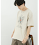 フラワーアートグラフィックショートスリーブTシャツ