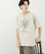 フラワーアートグラフィックショートスリーブTシャツ