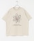 フラワーアートグラフィックショートスリーブTシャツ