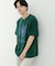 フラワーアートグラフィックショートスリーブTシャツ