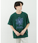 フラワーアートグラフィックショートスリーブTシャツ