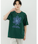 フラワーアートグラフィックショートスリーブTシャツ