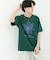 フラワーアートグラフィックショートスリーブTシャツ