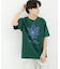 フラワーアートグラフィックショートスリーブTシャツ