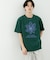 フラワーアートグラフィックショートスリーブTシャツ