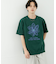 フラワーアートグラフィックショートスリーブTシャツ