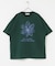フラワーアートグラフィックショートスリーブTシャツ