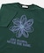フラワーアートグラフィックショートスリーブTシャツ