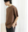 スノーダイクルーネックロゴTシャツ