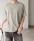 スノーダイクルーネックロゴTシャツ