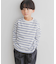 『親子リンク』『WEB／一部店舗限定サイズ』ボーダーワイドプルオーバー(KIDS)