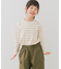 『親子リンク』『WEB／一部店舗限定サイズ』ボーダーワイドプルオーバー(KIDS)