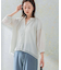 チンツシアーギャザーブラウス