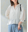 チンツシアーギャザーブラウス