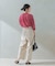 チンツシアーギャザーブラウス
