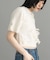 『WEB限定』シャツカラーリボンニット