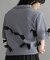 『WEB限定』シャツカラーリボンニット