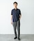 『イージーケア／速乾性』LIFE STYLE TAILOR　トリコット半袖プルオーバー